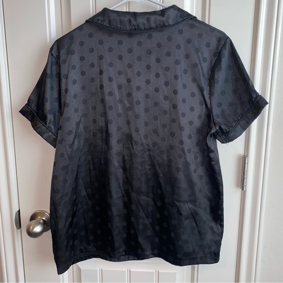 Tart intimate polkadot satin pajama shirt - Picture 3 of 4